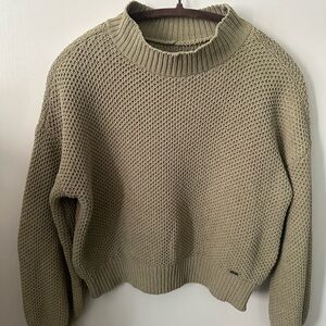 HOLLISTER Beige Knit Sweater – Size S‎